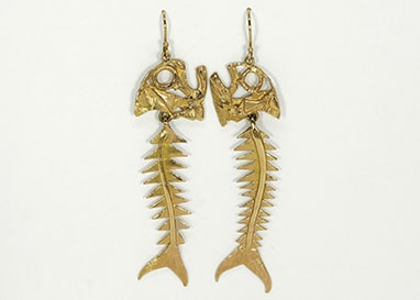 Gold Marine Fish Jewellery