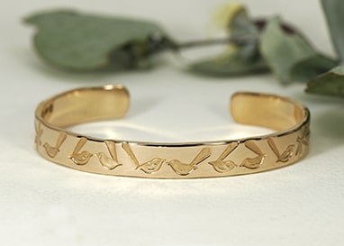 Handmade Gold Bangle