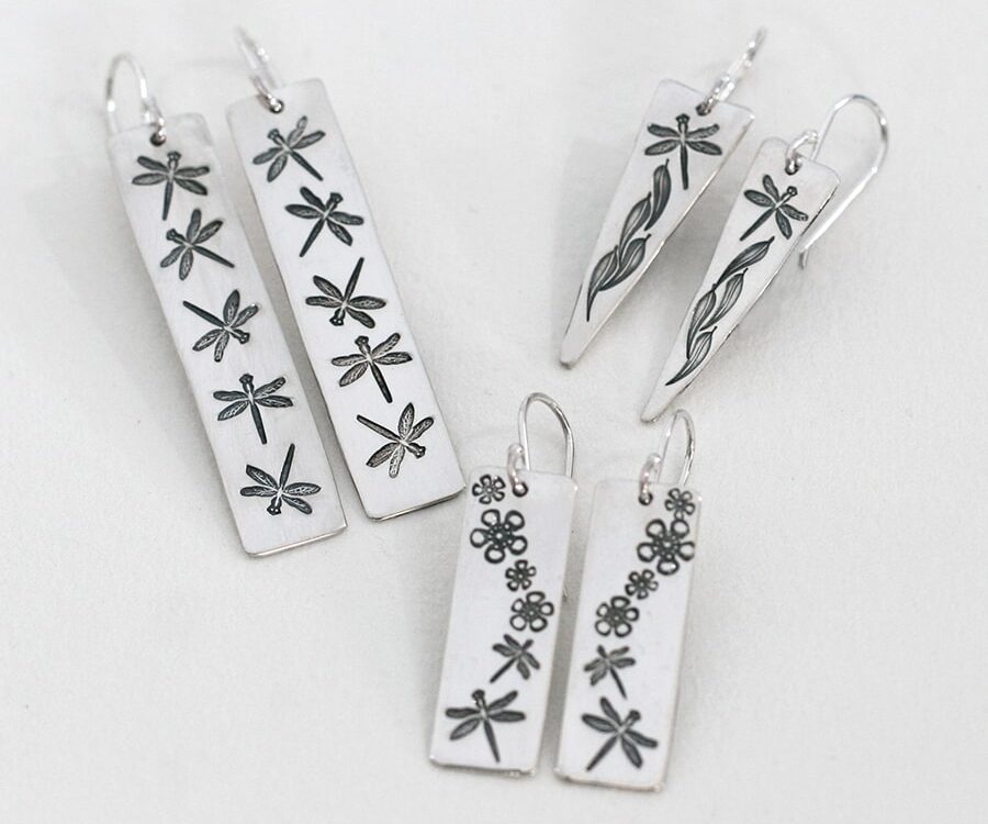 Sterling Silver Earrings, variety of shapes, sizes and designs