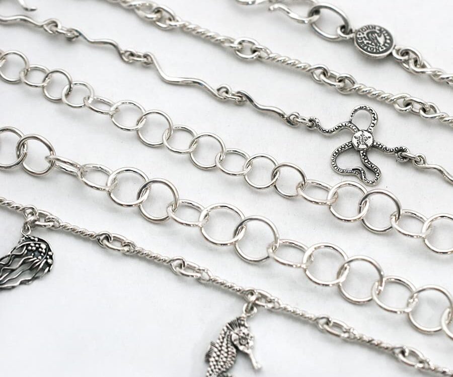 Variety of handcrafted Chains