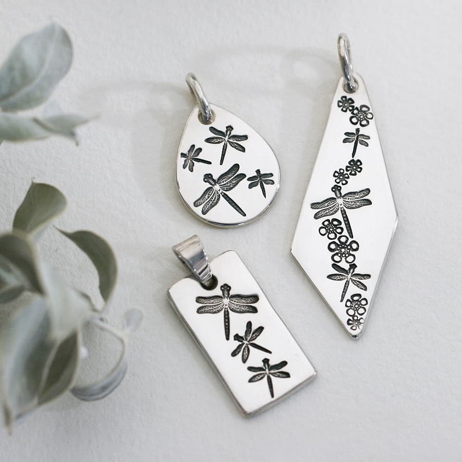Pendants in a variety of shapes and designs