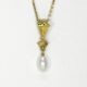 Keshi Pearl pendant, 18ct fused Gold