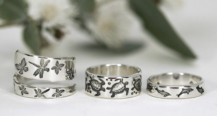 Sterling Silver Rings in a variety of styles and designs