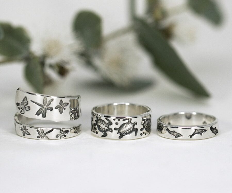 Sterling Silver Rings in a variety of styles and designs