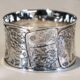 1. Sterling Silver Handcarved Bangle