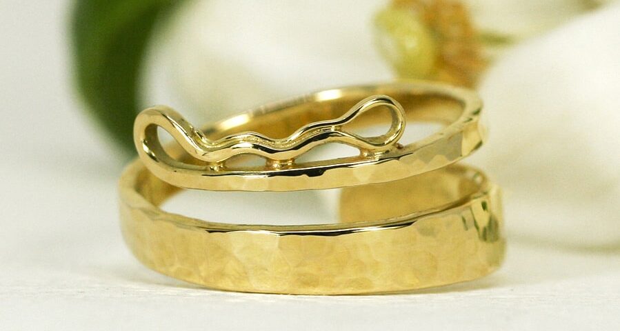 13. 'Tantalise', 18ct Yellow Gold Spiral Ring