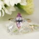 19. 'Magic', 18ct Rose and White Gold, set with a 1.86ct Pink Sapphire and two 0.38ct Diamonds