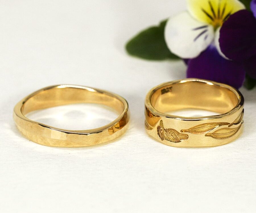 9. 18ct Rose Gold Rings