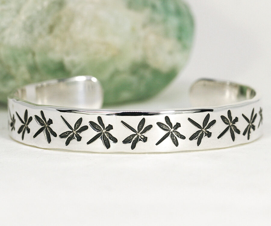 Dragonfly Dream Sterling silver cuff