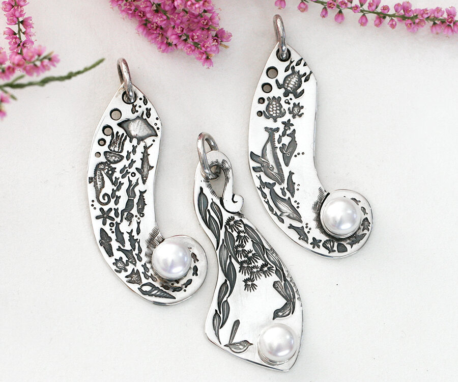 ocean-wrens-gumleaves-pearl-pendants-john-miller-design