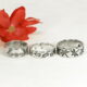 garden design sterling silver handcrafted rings