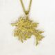 Leafy Seadragon 18ct yellow gold pendant john miller design