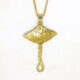 Small Stingray Pendant 18ct gold