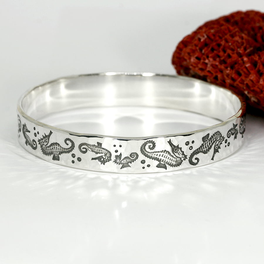 Silver Bangles John Miller Design