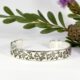 Butterfly Garden sterling silver handcrafted cuff