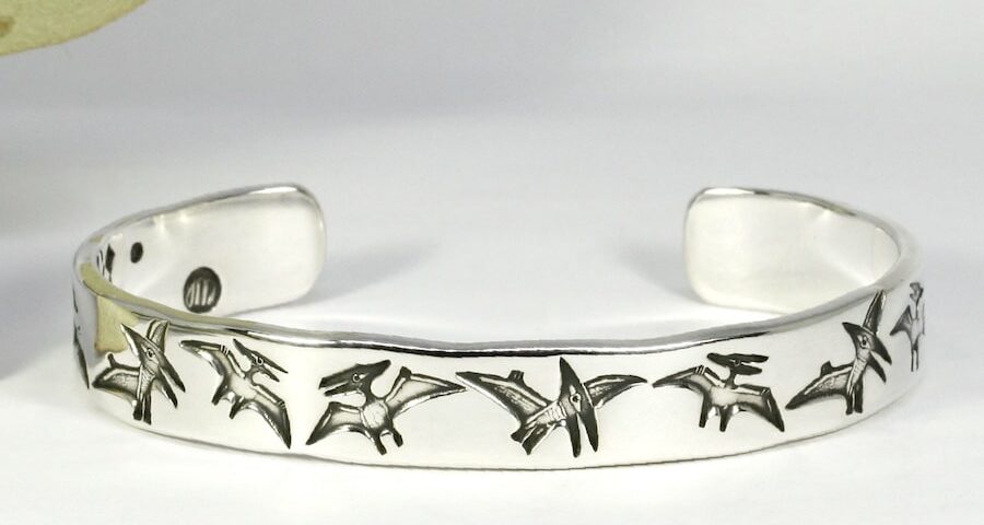 Ptero Territory sterling silver pterodactyl cuff