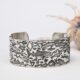 "A Whale Shark's Journey" wide sterling silver Underwater Story cuff