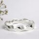 "Gracetown Swell" sterling silver forged cross peen bangle