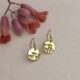 18ct gold Everlasting small circle earrings john miller design
