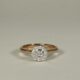 'Halo' 18ct Rose White Gold Diamond Ring