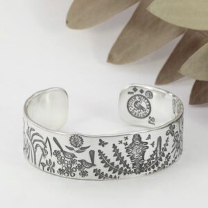 Banksia Beauty Sterling Silver Cuff