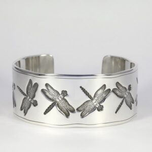 Dragonfly Summer Sterling Silver Cuff