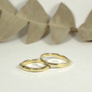 Forged 18ct Yellow Gold Rings