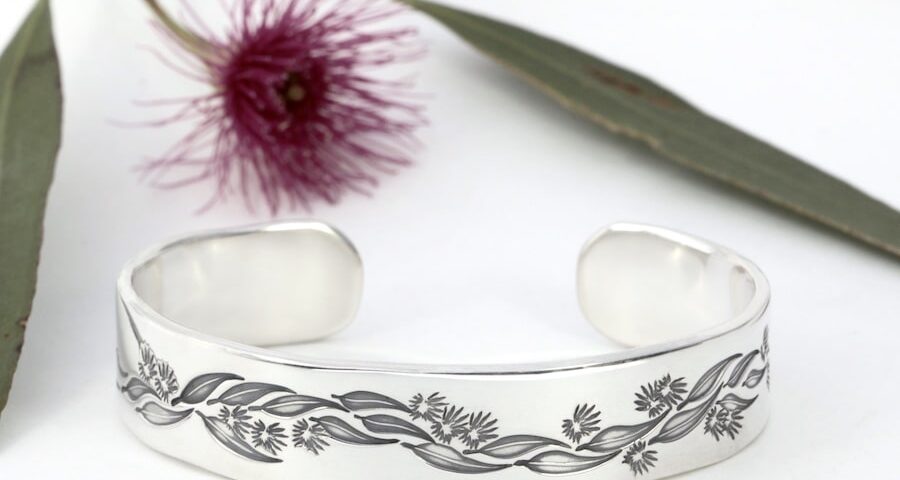 Garden Gums Sterling Silver Cuff