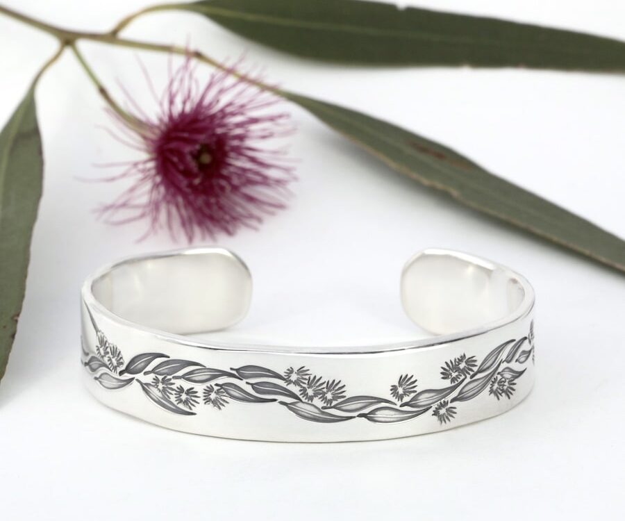 Garden Gums Sterling Silver Cuff