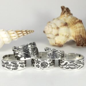 Ocean Rings Sterling Silver Ring
