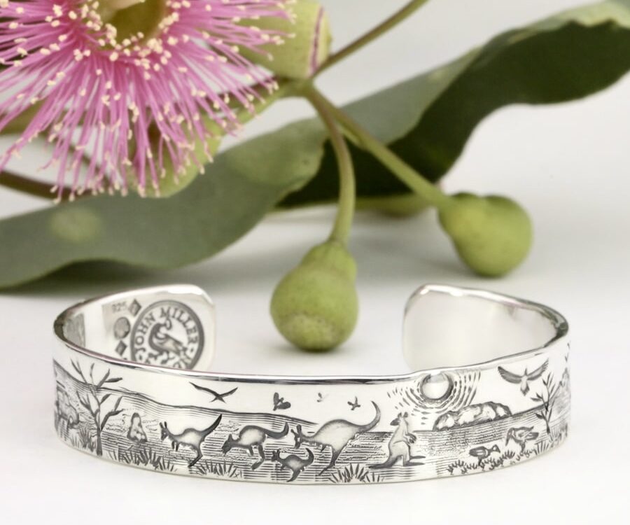 Outback Adventure Sterling Silver Cuff