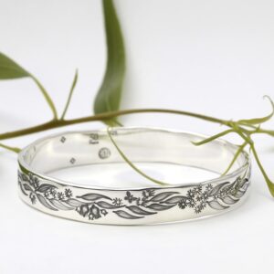 Summer of Gums Sterling Silver Bangle