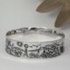 Tales of the West Sterling Silver Bangle