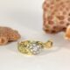 Light My Fire 18ct Fused Gold Taper Ring 0.70ct Champagne Diamond