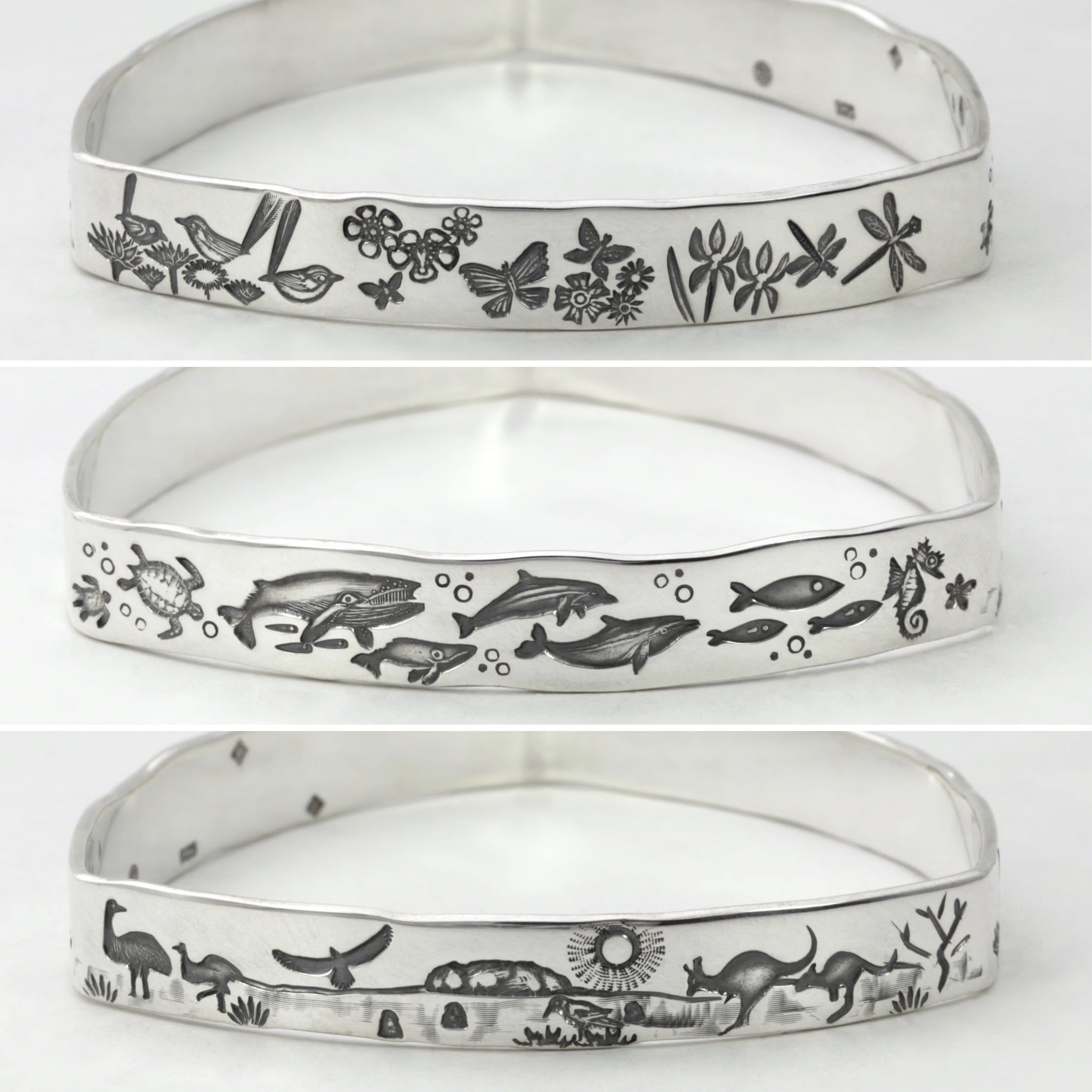 Ocean Outback Garden Combo Triangular Bangle