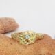 Reefy Moon 18ct Fused Gold 0.03ct Diamond Ring