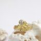 'Rocky Moon' 18ct Fused Gold 0.18ct Diamond Ring