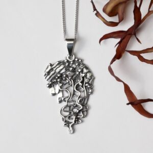 Sterling Silver Fused Jellyfish Pendant